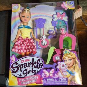 🆕SPARKLE GIRLZ PRINCESS PLAYGROUND DOLL PLAYSET